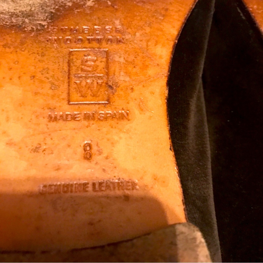 Stubbs & Wootton Dark Brown Velvet Loafers with Fawn pug Motif - Picture 11 of 11